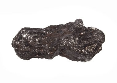 kömür beyaz arkaplanda izole edildi