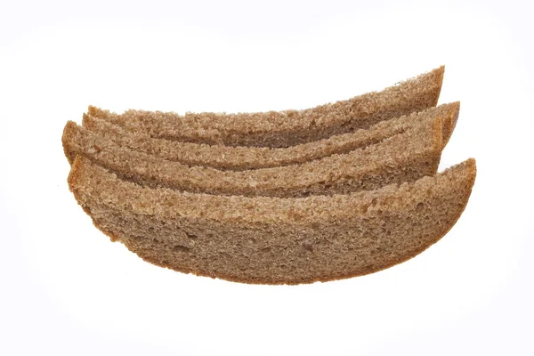 Roti terisolasi di latar belakang putih — Stok Foto