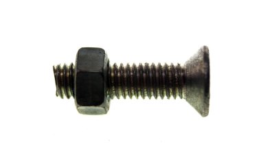 Tahta vida beyaz arkaplanda izole