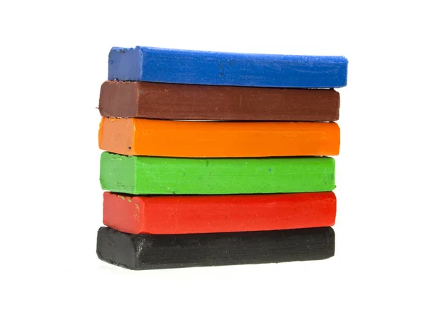 Beyaz arkaplanda kil izole