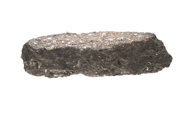 asfalt beyaz arkaplanda izole edildi