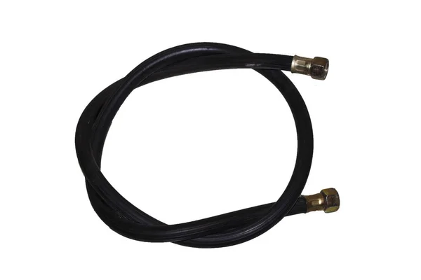 kauçuk hortum beyaz arkaplanda izole edildi