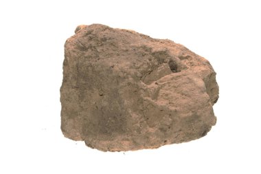 Beyaz arkaplanda kil izole