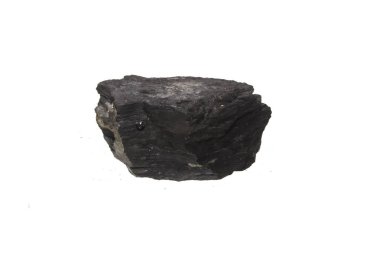 kömür beyaz arkaplanda izole edildi