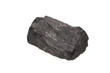 kömür beyaz arkaplanda izole edildi