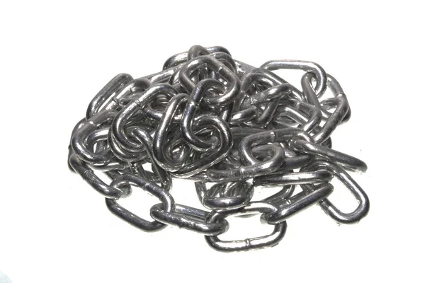 Łańcuch izolowany na białym tle — Zdjęcie stockowe