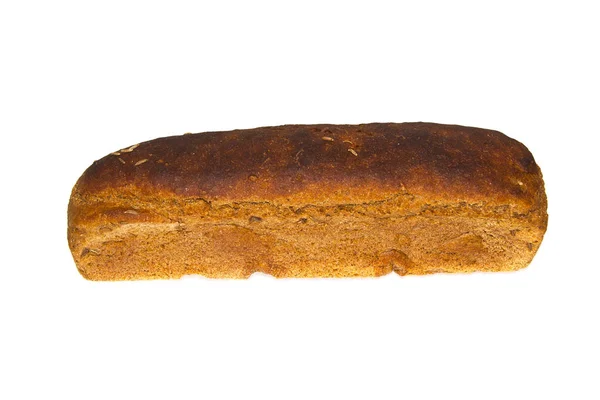 Brood geïsoleerd op witte achtergrond — Stockfoto