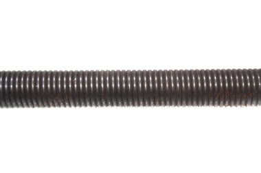 Beyaz arkaplanda yalıtılmış çelik yay