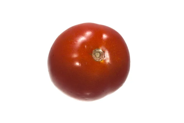 Beyaz arkaplanda izole edilmiş domates — Stok fotoğraf