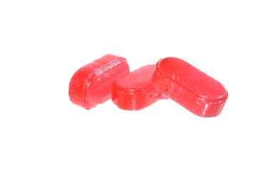 Beyaz arkaplanda izole edilmiş şeker