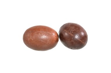 Paskalya beyaz arkaplanda izole edildi