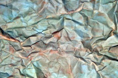 buruşmuş kağıt beyaz arkaplanda izole