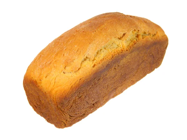 Brot Isoliert Auf Weißem Hintergrund — Stockfoto