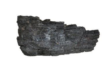 kömür beyaz arkaplanda izole edildi