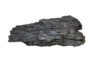 kömür beyaz arkaplanda izole edildi