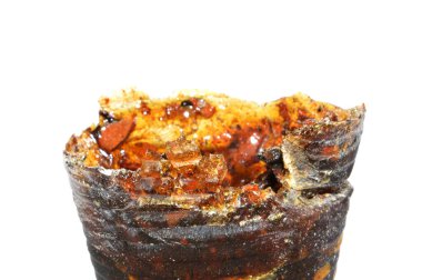 beyaz arkaplanda reçine izole