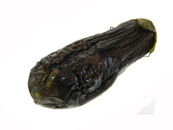 Boiled Eggplant Isolated White Background — Stock Photo, Image