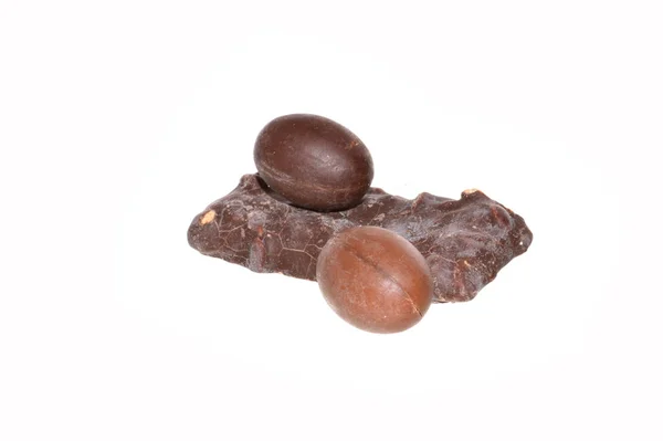 Cioccolato Caramelle Isolato Sfondo Bianco — Foto Stock