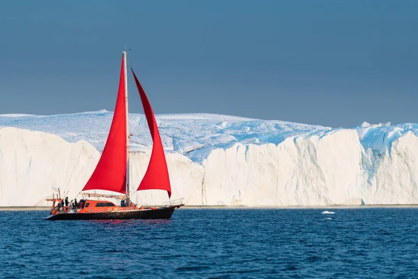 Красивий Краєвид Затоці Disko Ilulissat Гренландія — стокове фото