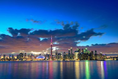 Toronto şehri yazın ufuk çizgisi, Toronto, Kanada
