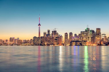 Toronto şehri yazın ufuk çizgisi, Toronto, Kanada