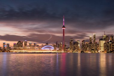 Toronto şehri yazın ufuk çizgisi, Toronto, Kanada