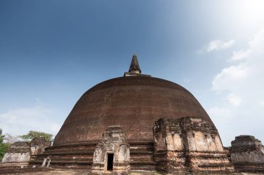 Polonnaruwa Vatadage - Eski Budist yapısı. Unesco antik şehri Polonnaruwa, Sri Lanka