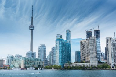 Toronto şehri yazın ufuk çizgisi, Toronto, Kanada