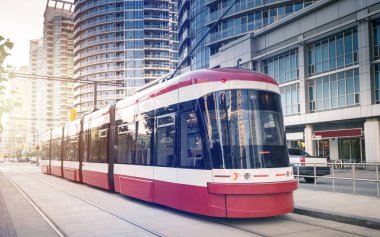 Toronto, Ontario, Kanada 'da tramvay