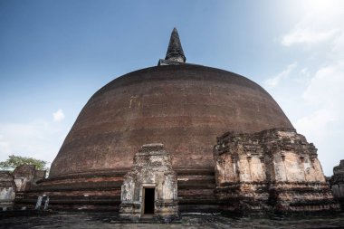 Polonnaruwa Vatadage - Eski Budist yapısı. Unesco antik şehri Polonnaruwa, Sri Lanka