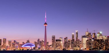 Toronto şehri yazın ufuk çizgisi, Toronto, Kanada