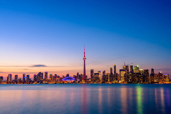 Летний горизонт города Торонто, Торонто, Канада