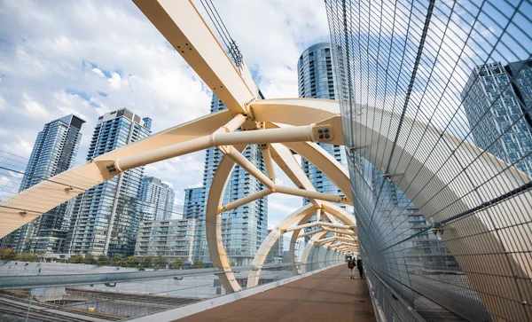 Puente Luz Peestrian Bridge Toronto Ontario Canadá —  Fotos de Stock