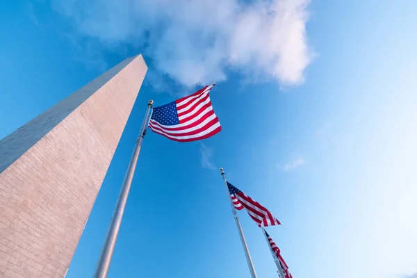 Washington Emlékmű Washington Ben Amerikai Egyesült Államok Usa — Stock Fotó