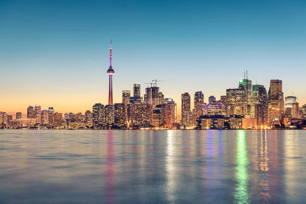 Toronto City Skyline Verano Toronto Canadá — Foto de Stock