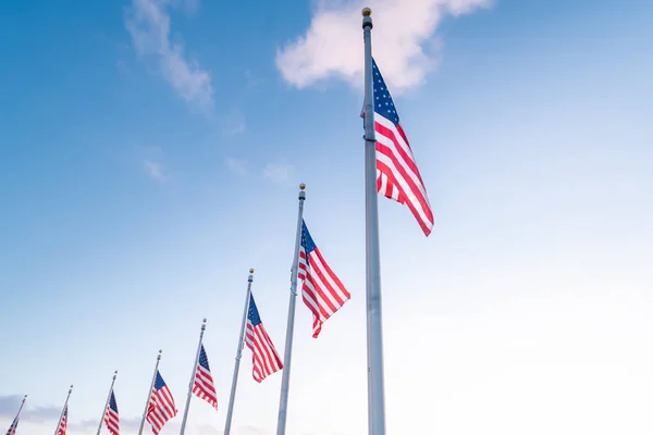 Σημαία Ηνωμένων Πολιτειών Της Αμερικής Ηπα — Φωτογραφία Αρχείου