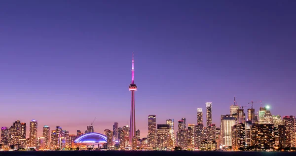 Toronto City Skyline Verano Toronto Canadá — Foto de Stock