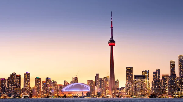 Toronto City Skyline Verano Toronto Canadá — Foto de Stock