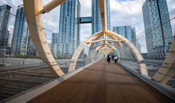 Puente Luz Pedestrian Bridge Toronto Ontário Canadá — Fotografia de Stock