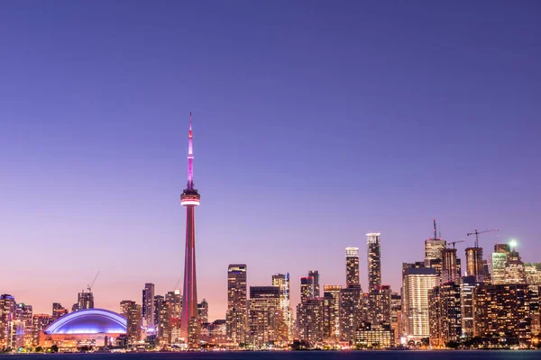 Toronto Şehri Yazın Ufuk Çizgisi Toronto Kanada — Stok fotoğraf