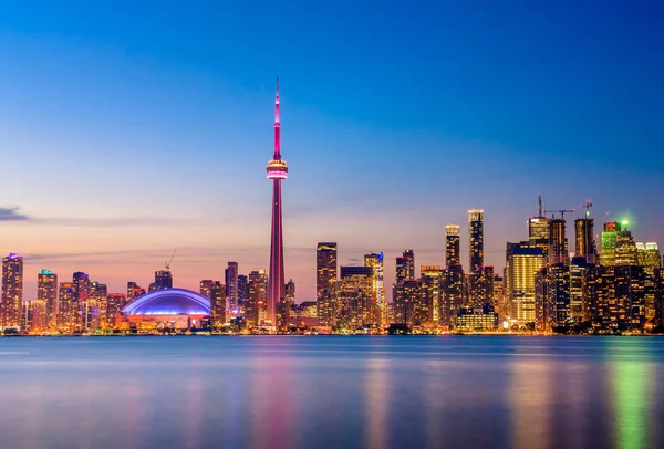 Toronto City Skyline Verano Toronto Canadá — Foto de Stock