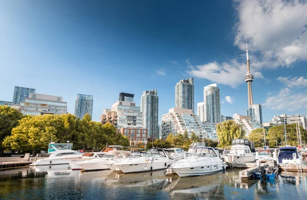 Toronto 'da yaz mevsiminde güzel liman çekimleri, Toronto, Kanada