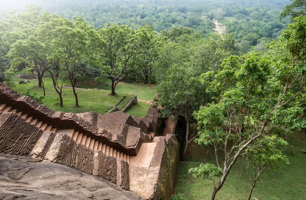 Schilderachtig Uitzicht Oude Vlekken Ruïnes Polonnaruwa Sri Lanka — Stockfoto