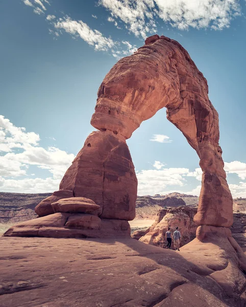 Delicate Arch Arches National Park Dekat Moab Grand County Utah — Stok Foto