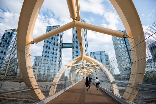 Puente Luz Pedestrian Bridge Toronto Ontário Canadá — Fotografia de Stock