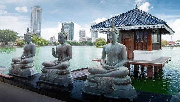 Tempio Gangaramaya Colombo Sri Lanka — Foto Stock