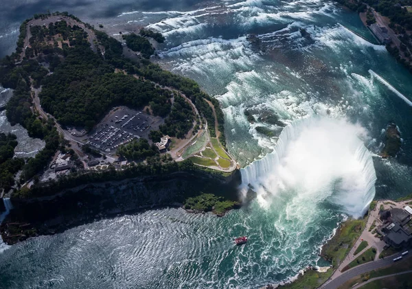 Tiro Panorâmico Niagara Falls Canadá — Fotografia de Stock