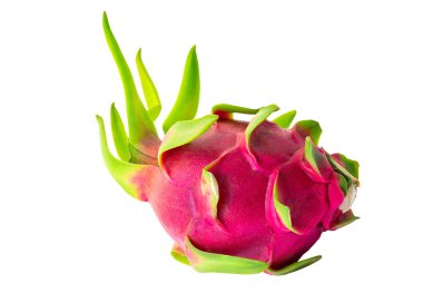Beyaz arka plan (dahil kırpma yolu üzerinde izole Pitaya ya da ejderha meyve)