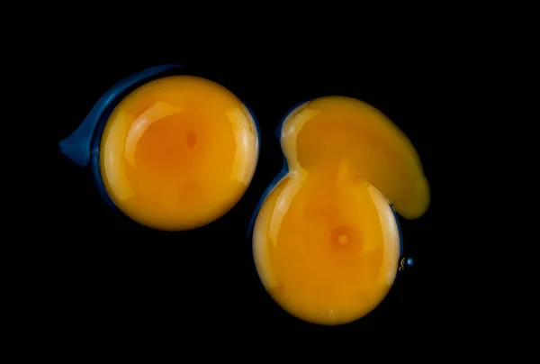 Yema de huevo cruda —  Fotos de Stock