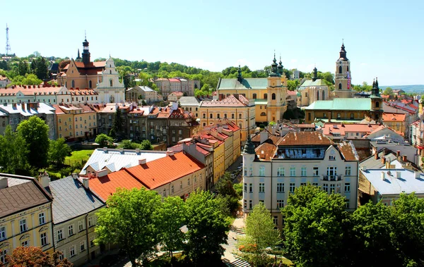 Przemysl 2018 yılının baharında Polonya tarihsel parçası.
